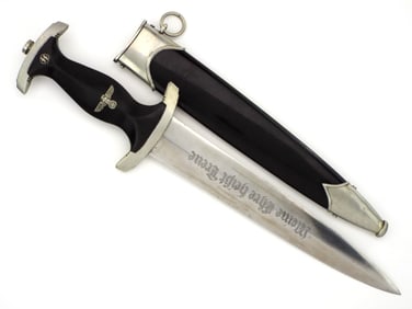 FINE German WWII Model 1933 SS Dagger by HERDER SOLINGEN