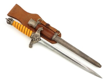 Bulgarian WWII Army Officer Dagger with Hanger by KLAAS SOLINGEN