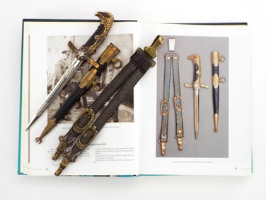 Bulgaria WWII Luftwaffe Pilot Officers Dagger with Hangers by EICKHORN SOLINGEN