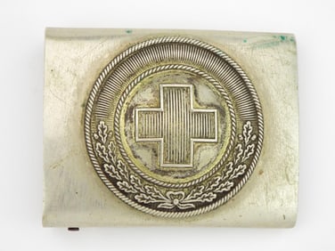 German WWII Red Cross Medical Belt Buckle