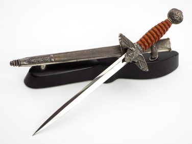 German WWI Luftwaffe Combination Desk Set Dagger Letter Opener by ALCOSO