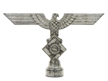 German WWII TENO Car Officials Fender Flag Topper