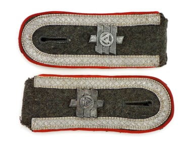 SCARCE German WWII Assault Artillery SA Feldherrnhalle Officers Shoulder Boards