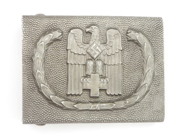 German WWII Red Cross Belt Buckle