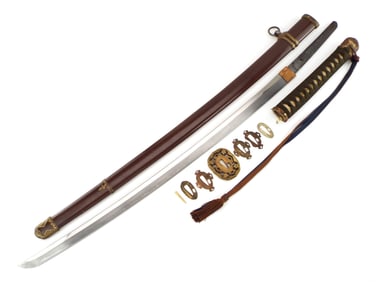 Japanese Army Type 98 Shingunto Kanezane Hot Stamped Tang