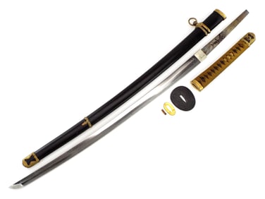 Imperial Japanese Wwii Navy Kai Gunto Katana Naval Sword Signed Samurai Blade