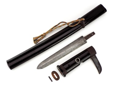 Uncommon Japanese Edo Ken Tanto With A Secondary Side Folding Blade