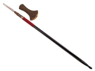 Japanese EDO Samurai Pillow Yari Spear