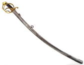 Museum Quality & Important Napoleonic Bavarian Cavalry General Sword with Blued Gilt Blade