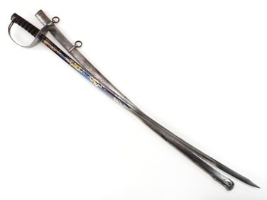 Very FINE 19th. C. Italian High Ranking Officers Sword Date 1832 with Blued Gilt Blade