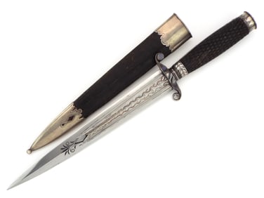 Extra FINE French Napoleonic Naval Dirk, High Ranking Navy Officer Dagger With Exhibition Grade