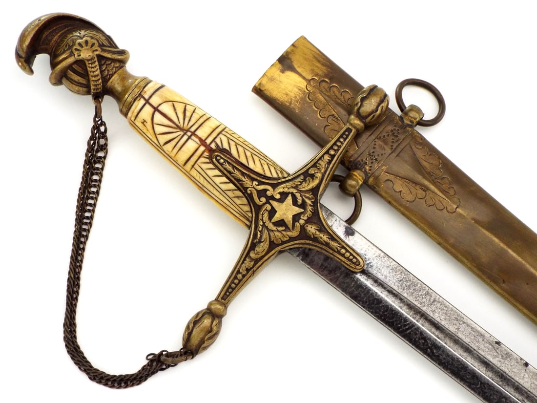 Antique American Pre Civil War TEXAS Militia Officer's Sword By AMES. (1 of 20)