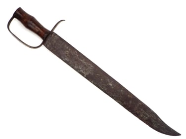 American Civil War CONFEDERATE Soldier's Large D-guard Bowie Knife