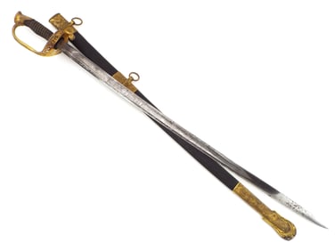 UNIQUE MILLER AND COMPANY M1850 STAFF AND FIELD OFFICERâ€™S SWORD