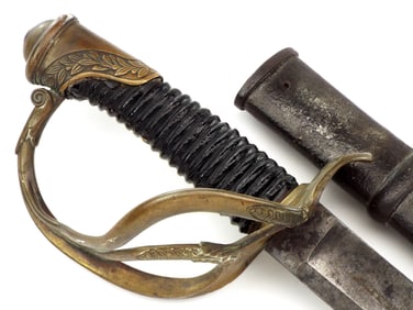 RARE American Civil War Model 1860 AMES Cavalry OFFICERS Sword