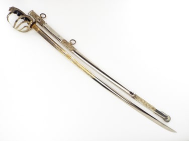American M1902 Eagle-pommel Presentation Sword to MAJ. ALFRED B. WELCH, 9th U.S. FIELD ARTILLERY