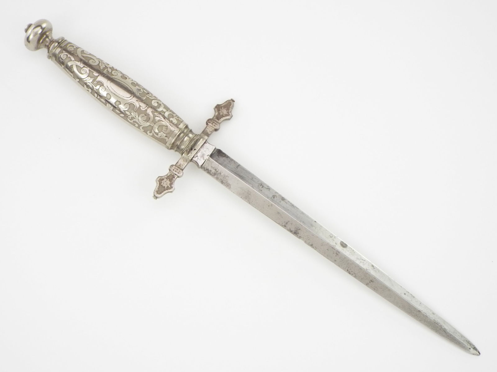 Antique Swedish SILVER Handle ESKILSTUNA Knife (1 of 14)