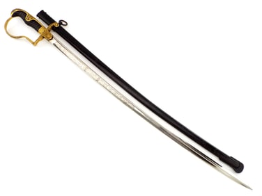 FINE & RARE German WWII ETCHED Officers Dove Head Sword by WEYERSBERG SOLINGEN