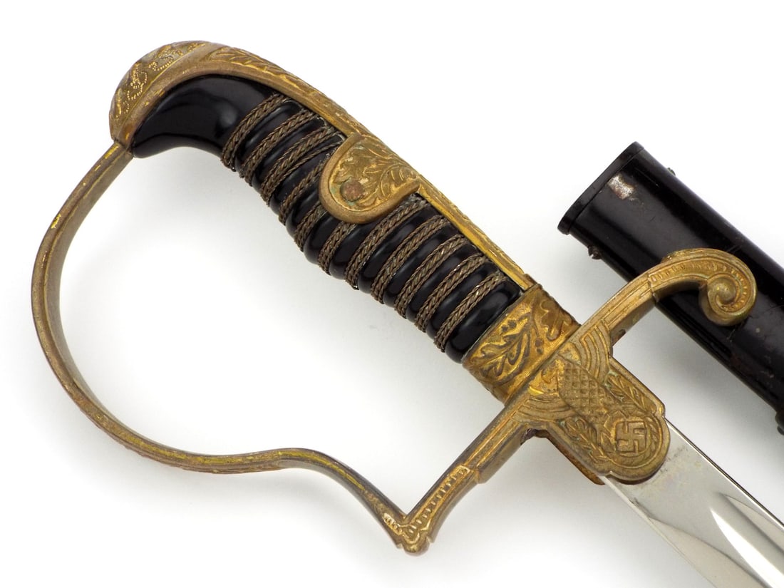 German WWII Dovehead Officers Sword by EICKHORN SOLINGEN: German WWII Dovehead Officers Sword by EICKHORN SOLINGEN Full Length 37.5 Inches Blade Length 31 Inches