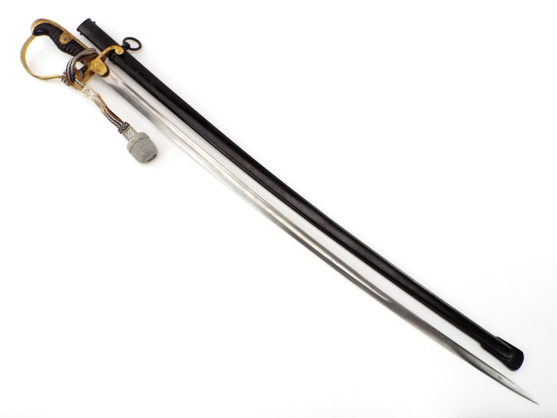 German WWII Dovehead Officers Sword by ALCOSO SOLINGEN: German WWII Dovehead Officers Sword by ALCOSO SOLINGEN Full Length 36.5 Inches Blade Length 30 Inches