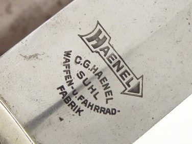 Early German WWII SA Dagger by RARE MAKER C.G. HAENEL SUHL