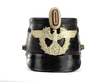 German WWII Early Pattern Metropolitan Police Shako
