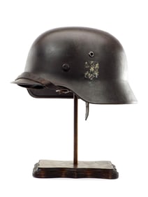 German WWII Army M40 Single Decal Helmet