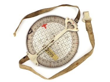 Imperial Japanese WWII Navy Dive Bomber Flight Navigation Computer