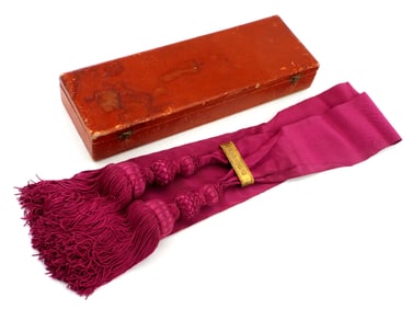 Spanish Civil War 1936-39 Officers Commemorative Sash in original box