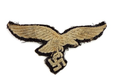 German WWII Uniform Removed Luftwaffe Breast Eagle
