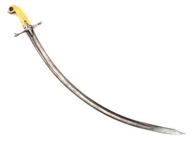 Very Good Ottoman Turkish Officers Shamshir Sword FINE Hilt