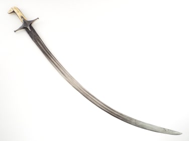 18th C. Indo Persian Mughal Islamic WOOTZ Shamshir Sword