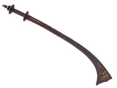 Antique 18th Century Indian Nepalese Warriors Battle KORA Sword Axe.