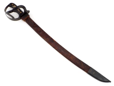 American WWII Navy Klewang Boarding Cutlass with Japanese Kanji on Handle