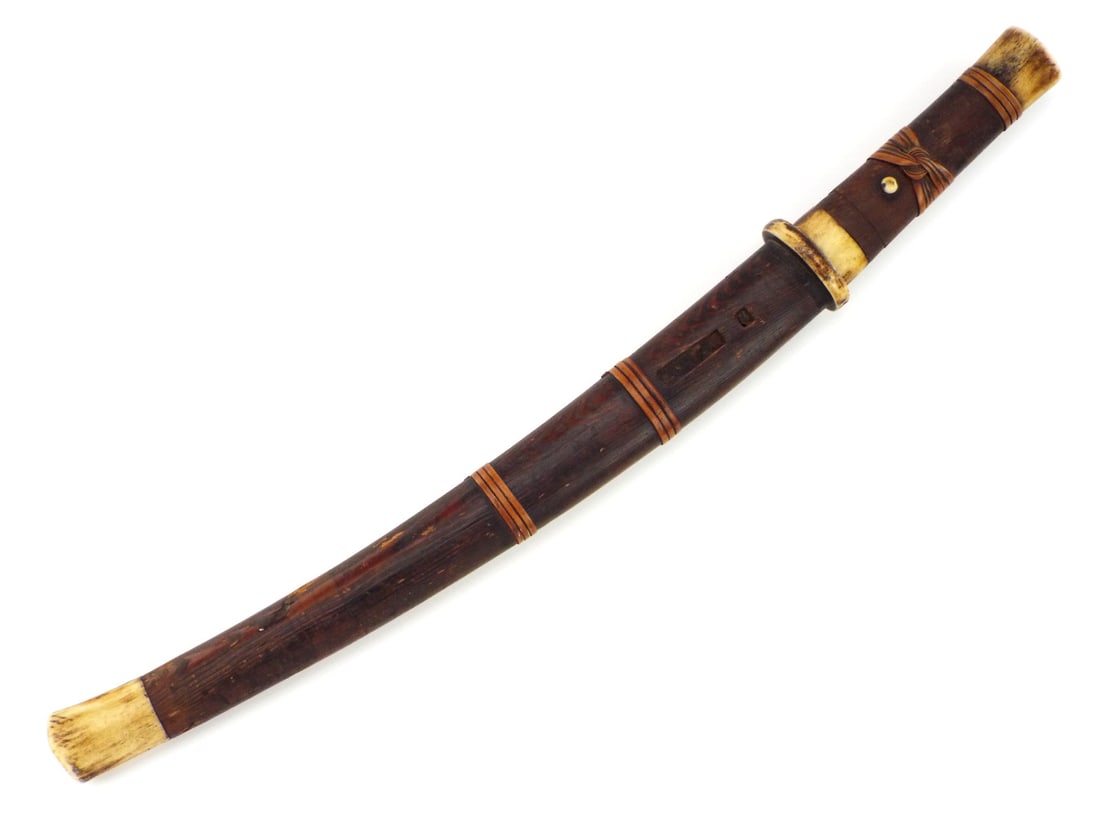 Antique Japanese Samurai Wakizashi Tanto: Antique Japanese Samurai Wakizashi Tanto. Full Length 18.5 Inches Blade Length 8.5 Inches