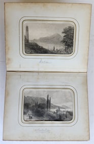 1860s CRIMEA UKRAINE COLLECTION of 31 RUSSIAN EMPIRE ENGRAVINGS BOOK antique