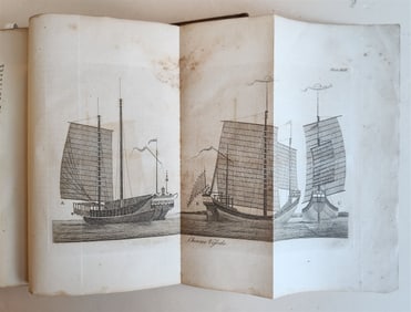 1748 VOYAGE ROUND THE WORLD by GEORGE ANSON antique ILLUSTRATED