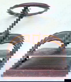 CAST IRON BOOK PRESS antique BOOKBINDING VICTORIAN 19th century