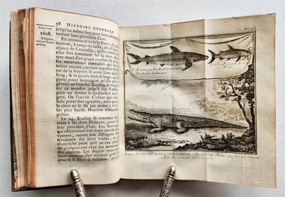 1749 HISTOIRE des VOYAGES antique VOL. 4 illustrated SIERRA LEONE EAST AFRICA