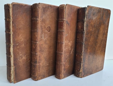 1764 HISTORY & ADVENTURES of GIL BLAS of SANTILLANE antique 4 VOLUMES in ENGLISH