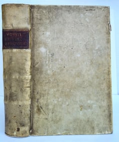 1690 Gerardus Vossius VELLUM FOLIO antique Clarorum Virorum ad eum Epistoae