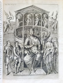 1687 MUSEUM ITALICUM ILLUSTRATED antique VELLUM BINDING vol. I