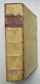 1722 VELLUM MASSIVE FOLIO Josephi Mansi CONGREGATIONIS ORATORII ANTIQUE V.3