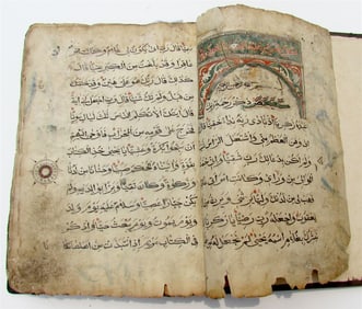 18th CENTURY KORAN ARABIC MANUSCRIPT antique ISLAMIC QURAN