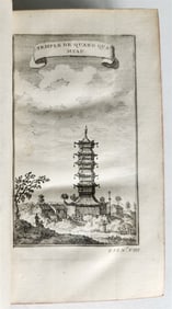 1749 HISTOIRE des VOYAGES antique Vol.22 CHINA TRAVELS illustrated