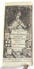 1634 Treatise on Constitution of the Roman-Germanic Empire antique