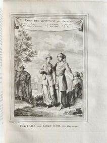 1749 TRAVELS TO CENTRAL ASIA & CHINA antique Histoire generale des voyages vol.9