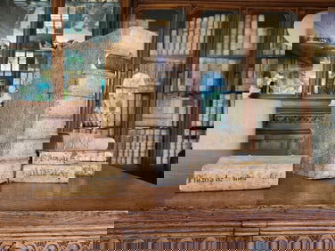 1737 LATIN GERMAN BIBLE AMAZING PIGSKIN BINDING MASSIVE FOLIO antique BIBLIA