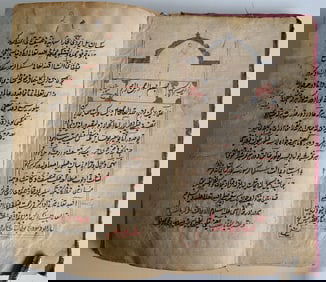 19th CENTURY ISLAMIC MANUSCRIPT QUESTIONS-ANSWERS on ISLAM antique IN CHAGATAI