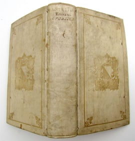 1696 De Romana Republica by Petro Cantelio ILLUSTRATED antique ARMORIAL VELLUM